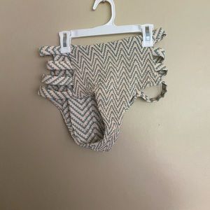 High waisted reversible bikini bottoms